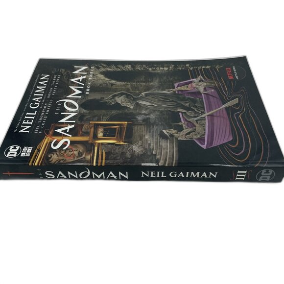 The Sandman Book Three by Neil Gaiman - DC Black Label (Netflix Tie-In) - Picture 3 of 4